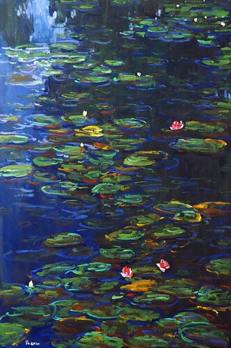 Lotus by Yuanyuan Liu, Painting for Sale on Singulart