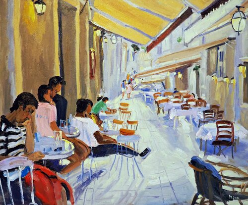 The old town in Dubrovnik von Yuanyuan Liu, Malerei kaufen auf Singulart