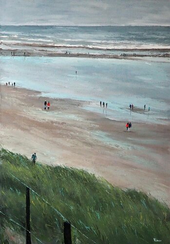 Texel beach de Yuanyuan Liu, Pintura a la venta en Singulart