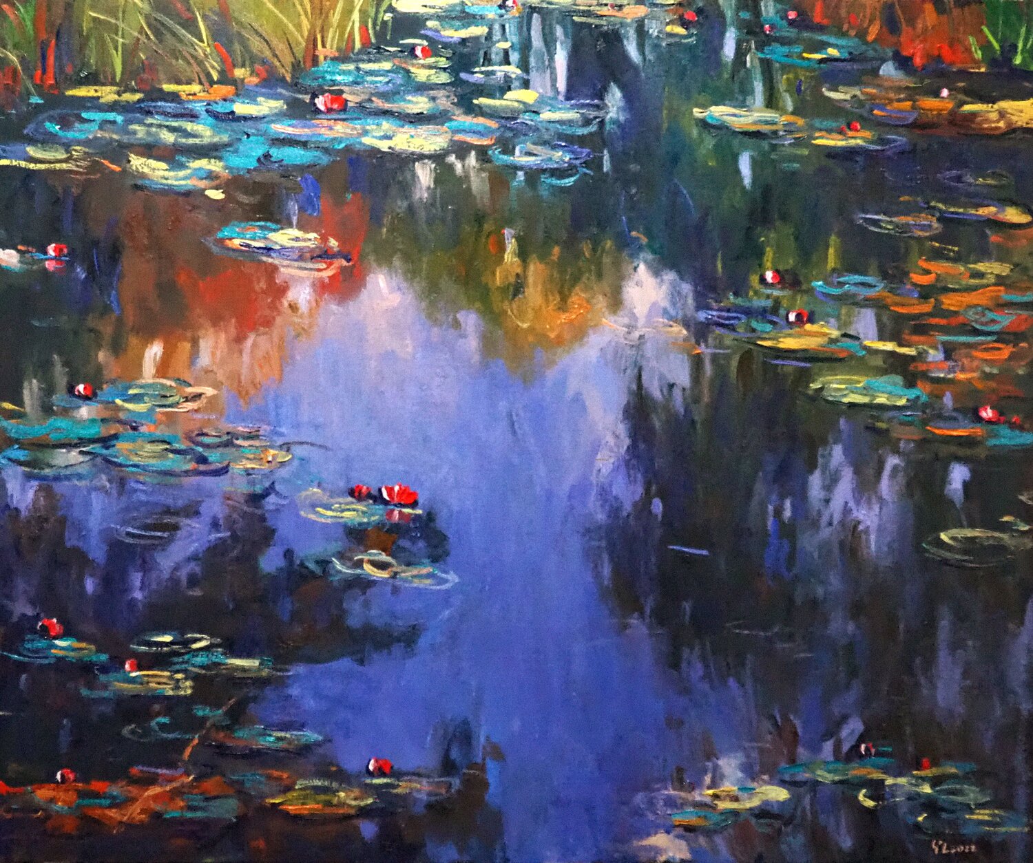 Pond leaves Yuanyuan Liu