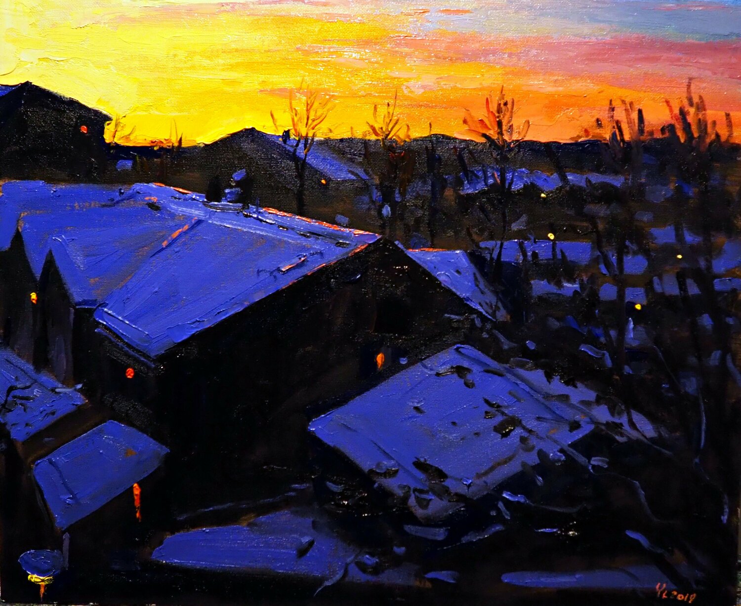 Winter morning Yuanyuan Liu