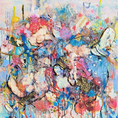 underwater love van Barbara Piller, Schilderij te koop op Singulart