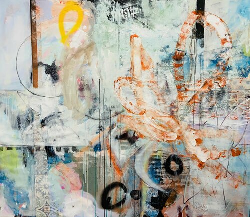 This is how my heart behaves di Barbara Piller, Pittura in vendita su Singulart