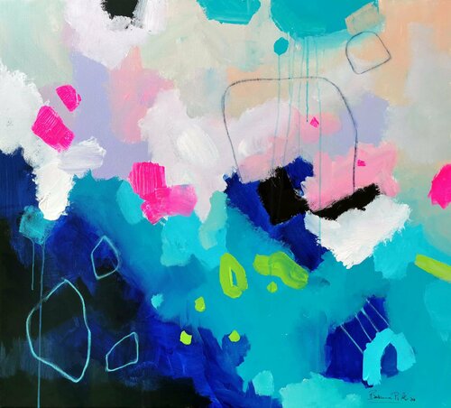 heartlines di Barbara Piller, Pittura in vendita su Singulart