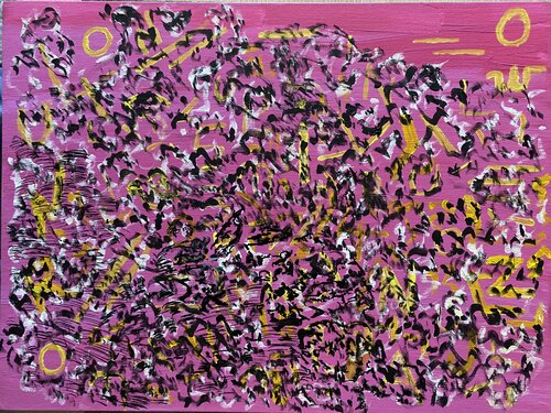 Rose ´s sun par Xavier Bo, Peinture en vente sur Singulart