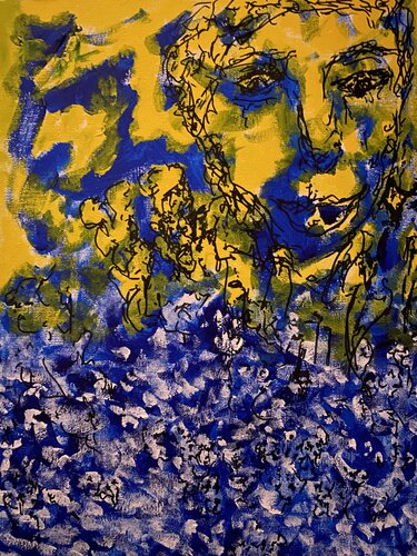 Su n be by Xavier Bo, Painting for Sale on Singulart