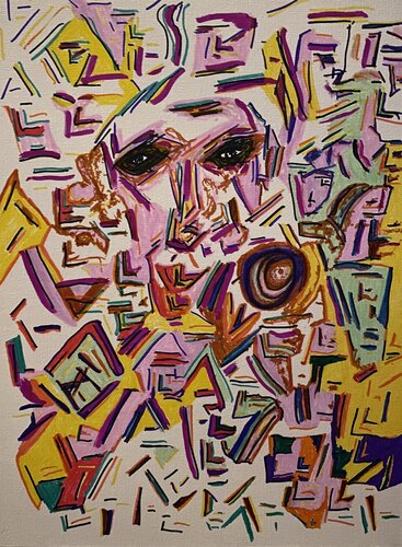Koi di Xavier Bo, Pittura in vendita su Singulart