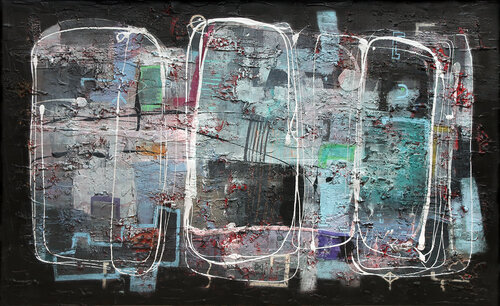 A230 Contemporary Abstract Informalism by Damian Pavlovic van D Pavlovic, Schilderij te koop op Singulart
