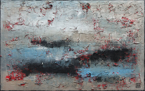 A228 Contemporary Abstract Informalism by Damian Pavlovic van D Pavlovic, Schilderij te koop op Singulart