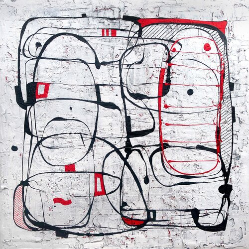 A250 Contemporary Abstract Informalism by Damian Pavlovic van D Pavlovic, Schilderij te koop op Singulart