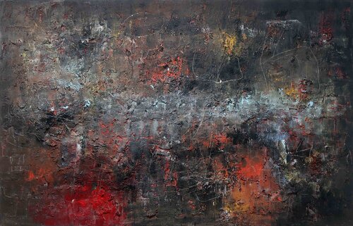 A288 Contemporary Abstract Informalism by Damian Pavlovic by D Pavlovic, Painting for Sale on Singulart