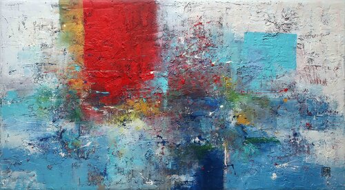 A284 Contemporary Abstract Informalism by Damian Pavlovic di D Pavlovic, Pittura in vendita su Singulart