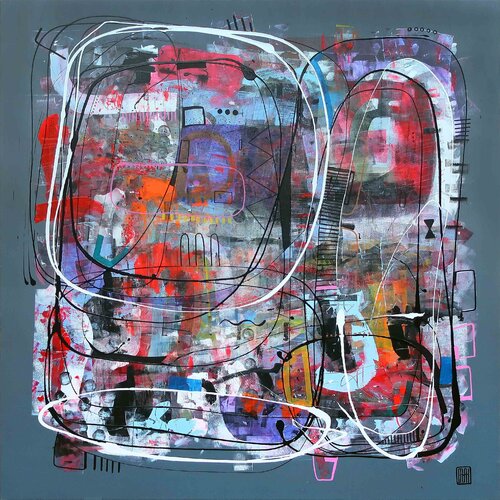 A205 Contemporary Abstract Informalism by Damian Pavlovic di D Pavlovic, Pittura in vendita su Singulart