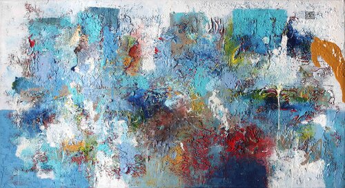A2832 Contemporary Abstract Informalism by Damian Pavlovic di D Pavlovic, Pittura in vendita su Singulart