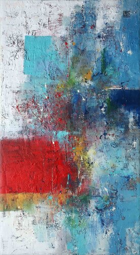 A2841 Contemporary Abstract Informalism by Damian Pavlovic van D Pavlovic, Schilderij te koop op Singulart