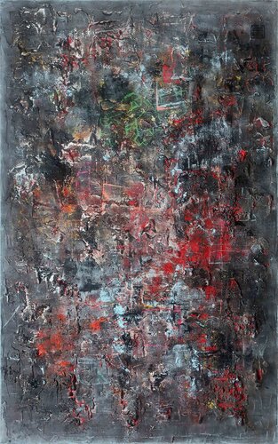 A2742 Contemporary Abstract Informalism by Damian Pavlovic van D Pavlovic, Schilderij te koop op Singulart