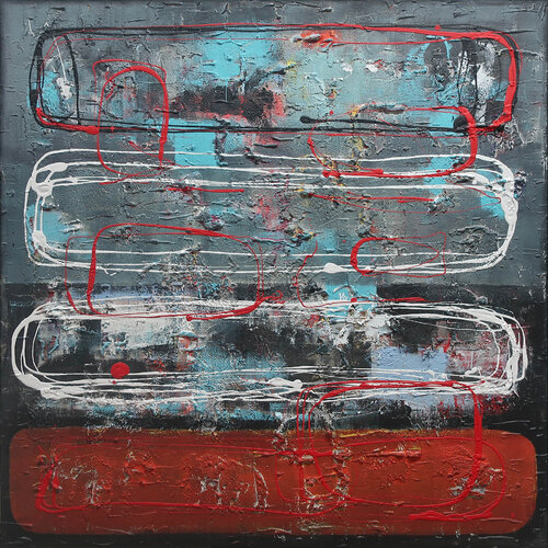 A247 Contemporary Abstract Informalism by Damian Pavlovic van D Pavlovic, Schilderij te koop op Singulart