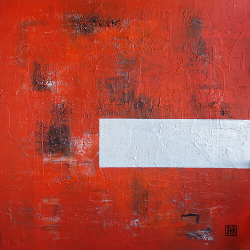 A122 Abstract Informalism Textured Oversized by Pavlovic Damian di D Pavlovic, Pittura in vendita su Singulart