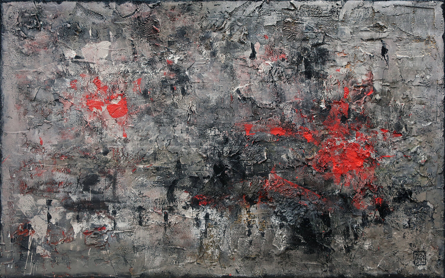 A269 Contemporary Abstract Informalism by Damian Pavlovic D Pavlovic Originalgemälde zu verkaufen