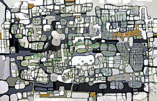 Productive Terrain van Fernando Jaramillo, Schilderij te koop op Singulart