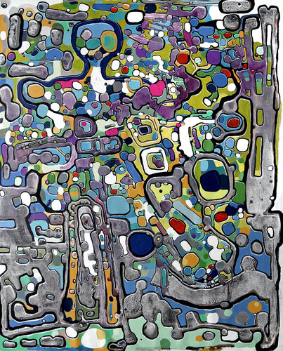 Power On di Fernando Jaramillo, Pittura in vendita su Singulart
