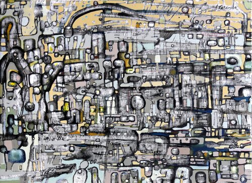 Forgotten City van Fernando Jaramillo, Schilderij te koop op Singulart
