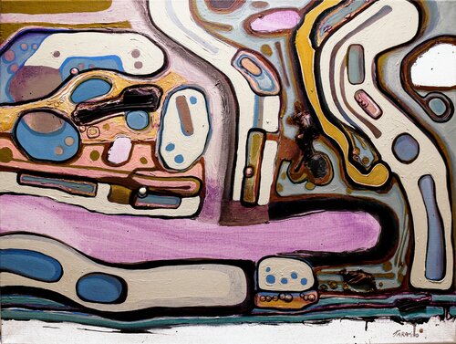 Echoes Beneath the Surface van Fernando Jaramillo, Schilderij te koop op Singulart