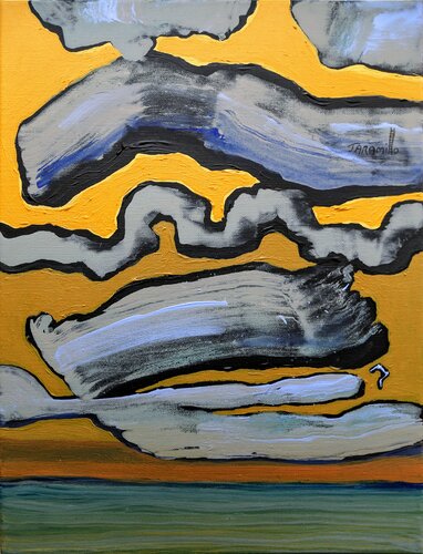 Between Silence and Thunder par Fernando Jaramillo, Peinture en vente sur Singulart