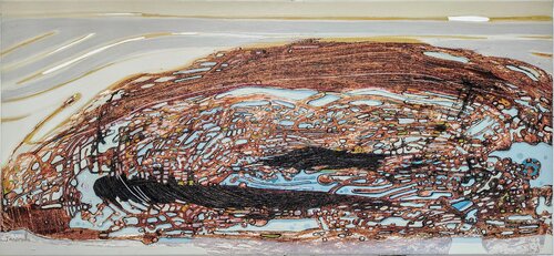 Earth’s Pulse van Fernando Jaramillo, Schilderij te koop op Singulart