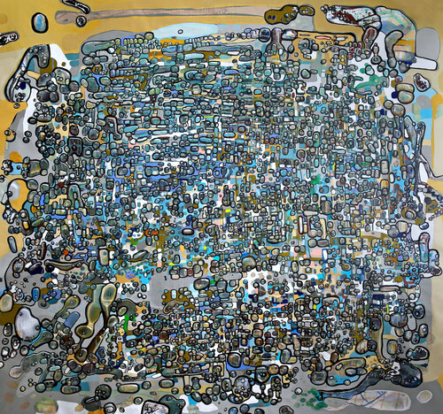 Where the City Breathes di Fernando Jaramillo, Pittura in vendita su Singulart