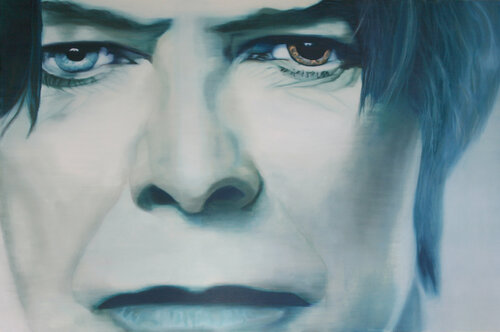 David Bowie "We can be heroes..." di Marion Rauter, Pittura in vendita su Singulart