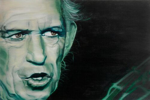 Keith Richards van Marion Rauter, Schilderij te koop op Singulart