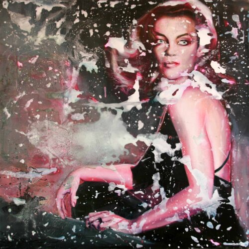 "Romy - Swimming Pool" van Marion Rauter, Schilderij te koop op Singulart