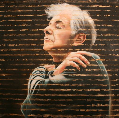 Leonard Bernstein van Marion Rauter, Schilderij te koop op Singulart