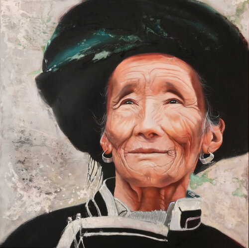 Mosou Frau di Marion Rauter, Pittura in vendita su Singulart