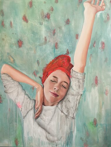 „reach for the stars“ van Marion Rauter, Schilderij te koop op Singulart
