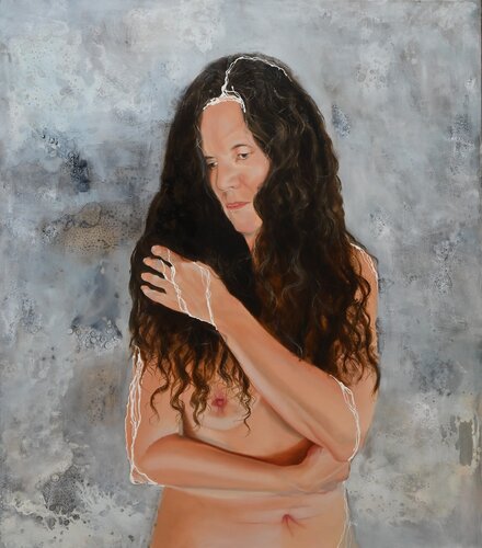 "mothering me" van Marion Rauter, Schilderij te koop op Singulart