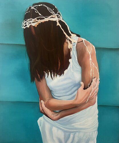 Selbstporträt van Marion Rauter, Schilderij te koop op Singulart