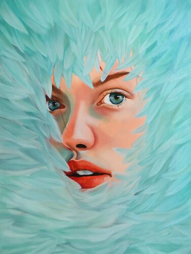 "Gently Wrapped" van Marion Rauter, Schilderij te koop op Singulart