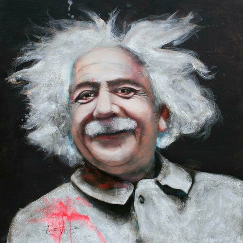 "I believe in intuitions and inspirations!" di Marion Rauter, Pittura in vendita su Singulart