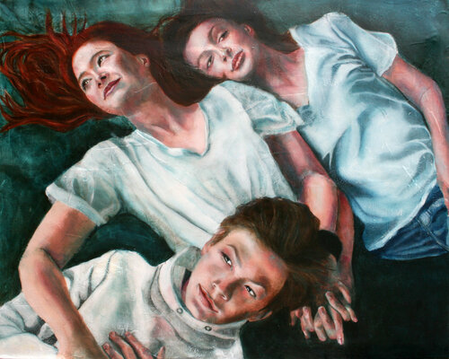 at home di Marion Rauter, Pittura in vendita su Singulart