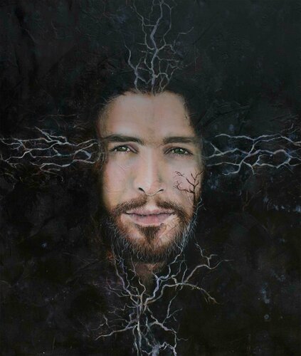 "Jesus" di Marion Rauter, Pittura in vendita su Singulart