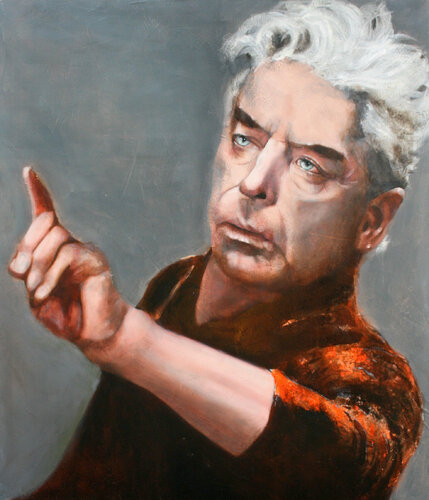 Dream big! Herbert von Karajan di Marion Rauter, Pittura in vendita su Singulart