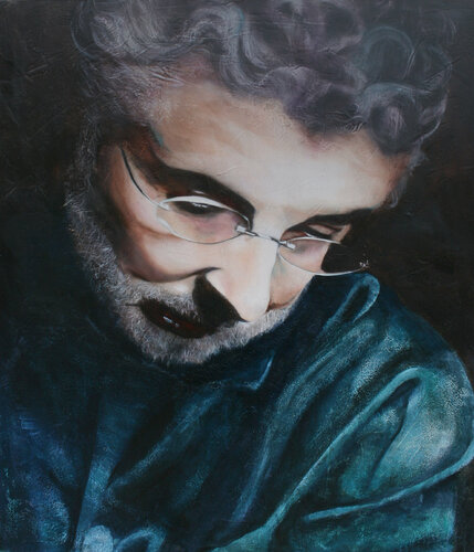 "Mir träumte" Andre Heller di Marion Rauter, Pittura in vendita su Singulart