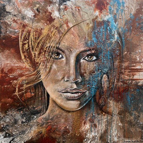 DOWN TO EARTH van Ilona Hendriks, Schilderij te koop op Singulart