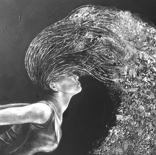 WAVES WITHIN van Ilona Hendriks, Schilderij te koop op Singulart