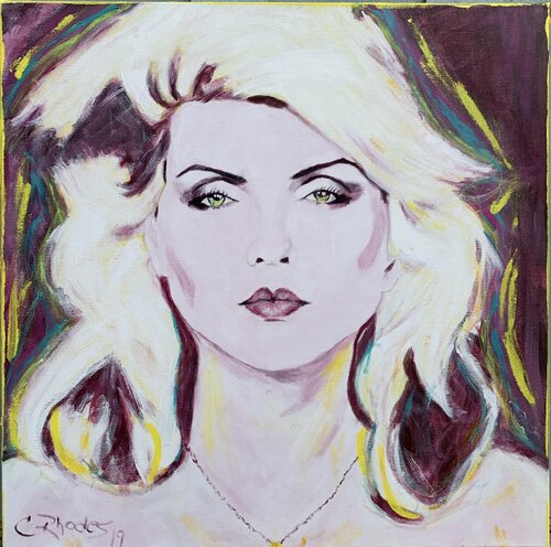 Debbie Harry of Blondie par Corbyn Rhodes, Peinture en vente sur Singulart