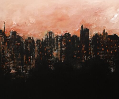 Ville 7 de Véronique Bourgeois-Noury, Pintura a la venta en Singulart