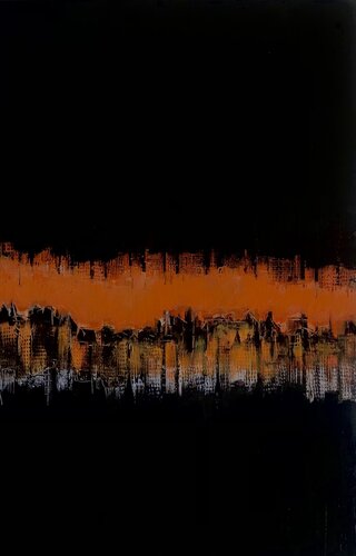 Ville imaginaire par Véronique Bourgeois-Noury, Peinture en vente sur Singulart