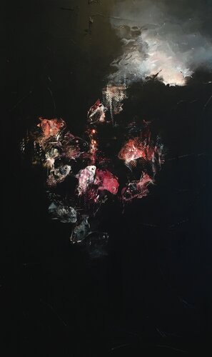 les poissons 2 von Véronique Bourgeois-Noury, Malerei kaufen auf Singulart